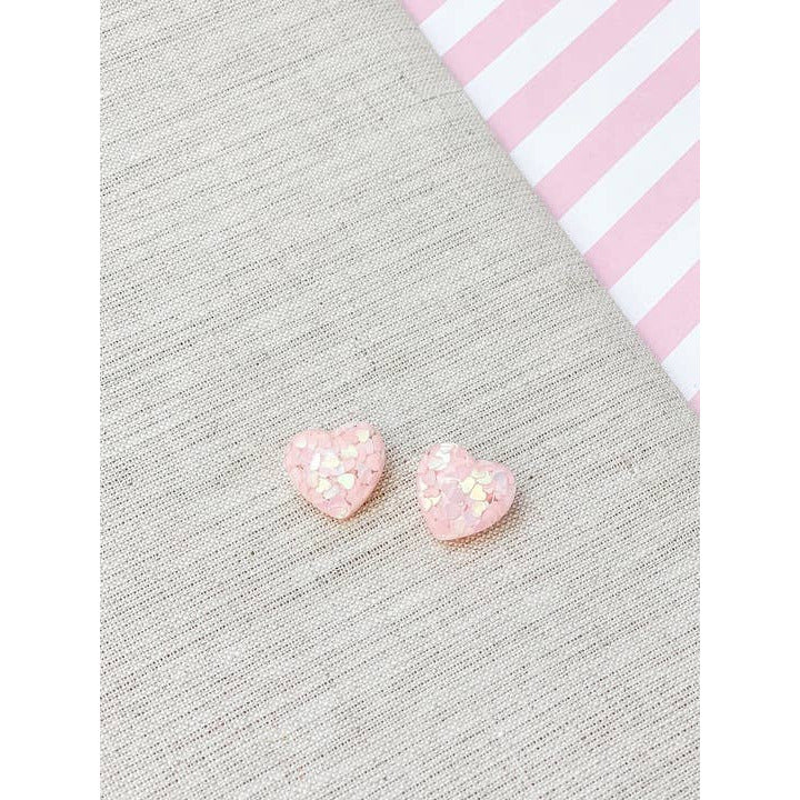 Heart Confetti Stud Earrings