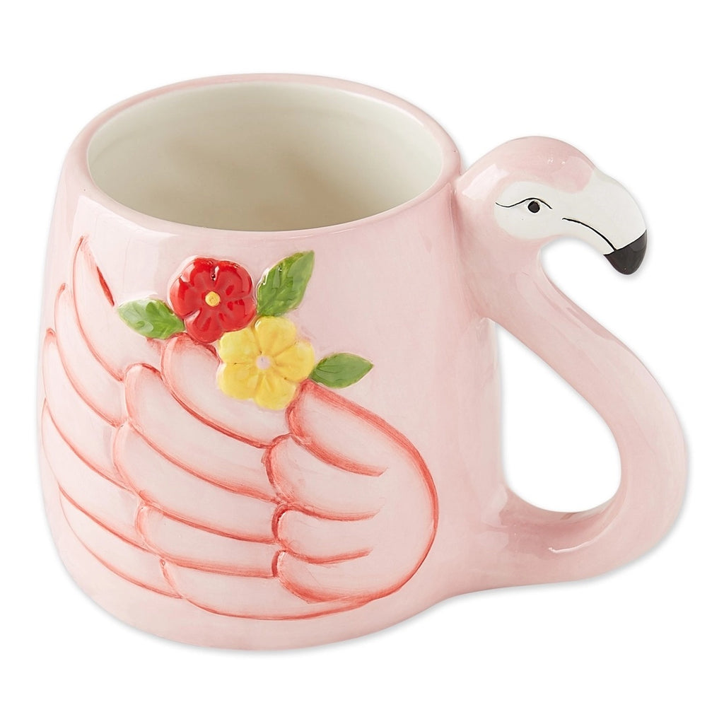 pink flamingo mug