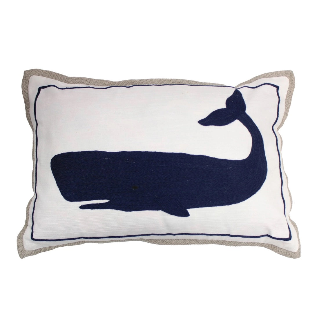 Navy whale pillow  Oceandreamer decor + gifts