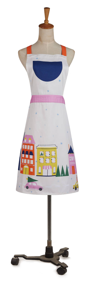 Christmas In The City Apron